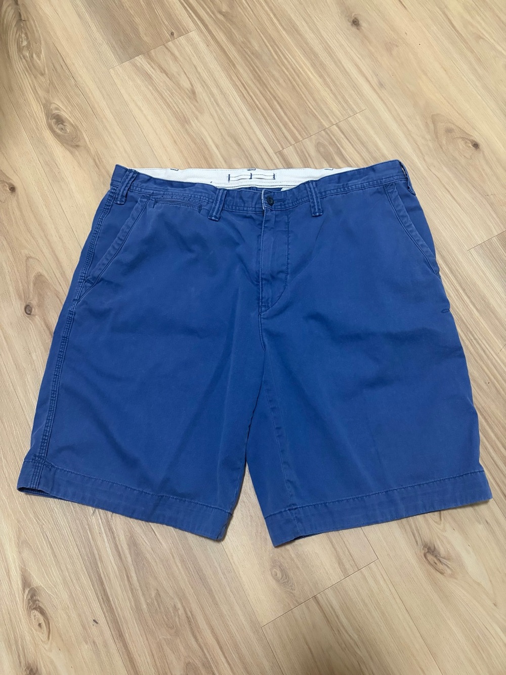 Polo Ralph Lauren Men's Relaxed Fit Chino Shorts Blue Size 38 Cotton